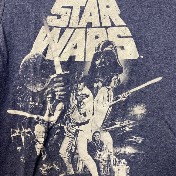 Star Wars: Episode IV-  A New Hope Retro Graphic Design T-Shirt Small - Picture 2 of 4